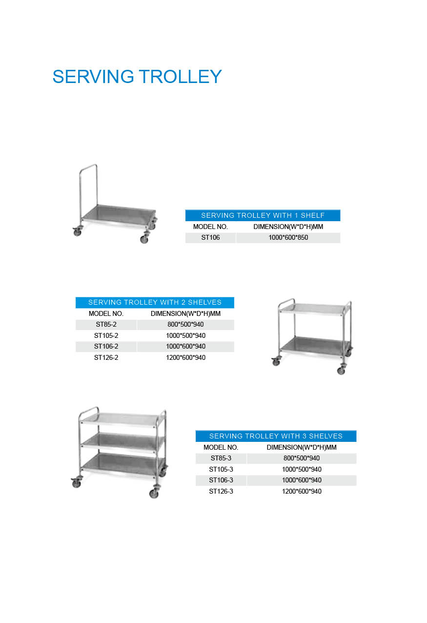 Transport trolleys