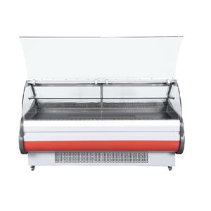 Branchez les vitrines réfrigérées rondes