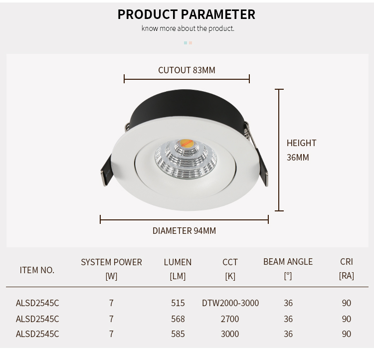 Dimmable Downlight