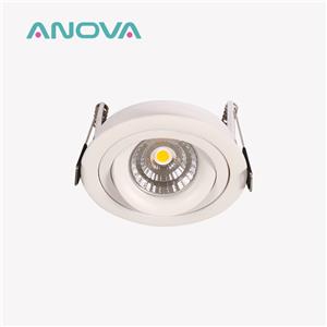 Justerbar 9,5W forsænket LED-downlight i aluminium