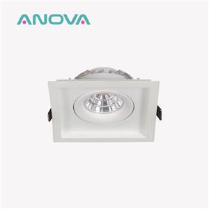IP44 Aluminium Die Square COB LED Downlight