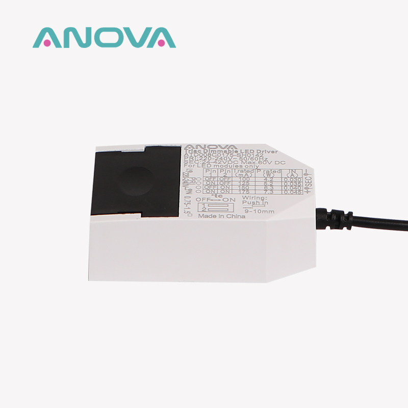 White Compact Size Rectangular LED Driver
