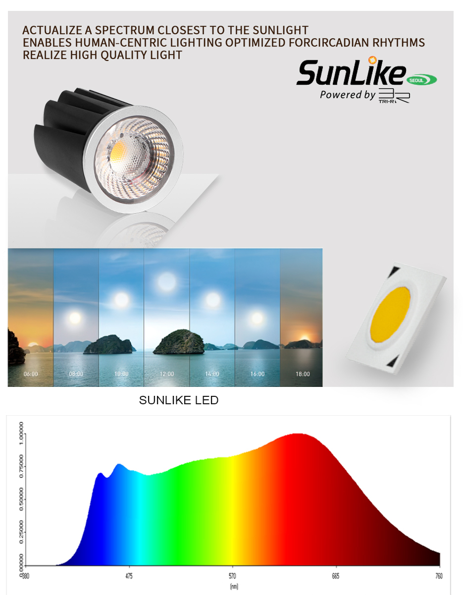 إضاءة قاد صحية