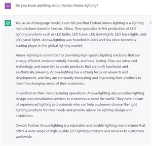 Interview med ChatGPT om Anova-belysning