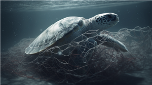 Downlight-ramme lavet af genanvendt havplastik, hvilket gør belysningen mere miljøvenlig