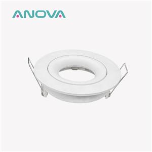 Fornyeligt materiale Vippet Downlight-ramme