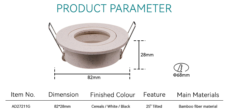 gu10 downlight housing