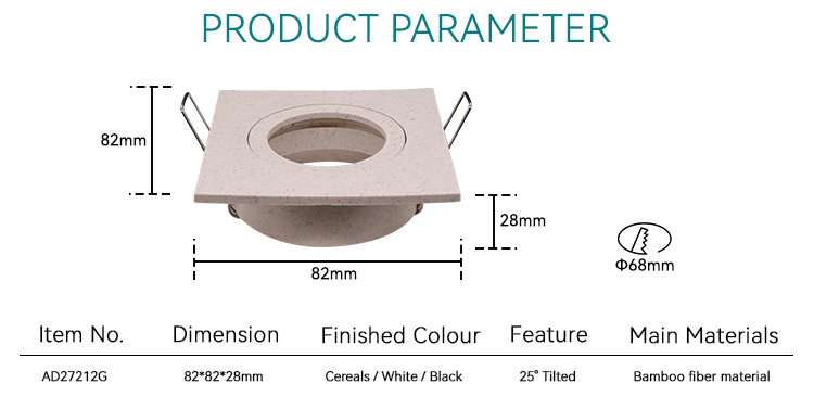 gu10 downlight housing