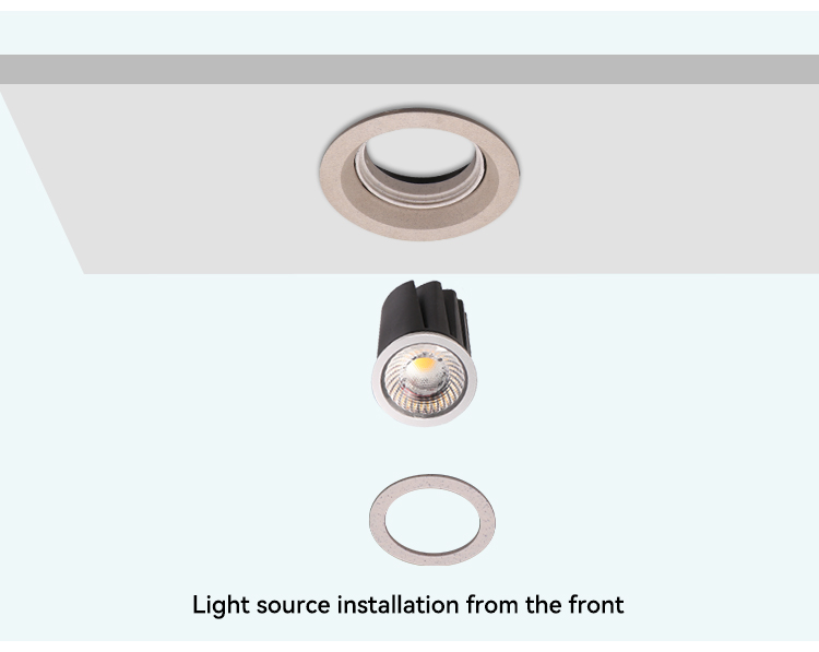 gu10 downlight housing