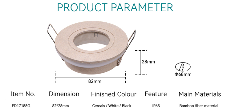 gu10 downlight housing