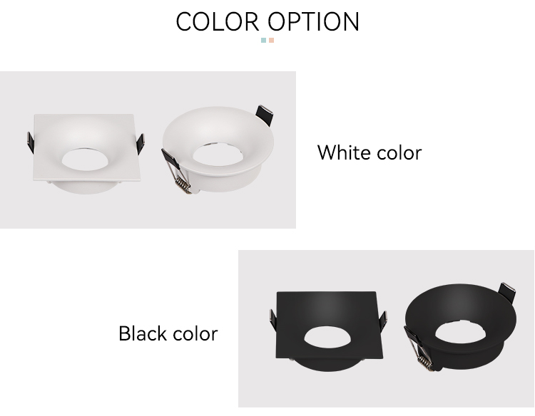 anti-glare downlight frame