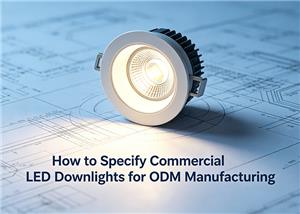 How to Specify Commercial LED Downlights for ODM Manufacturing