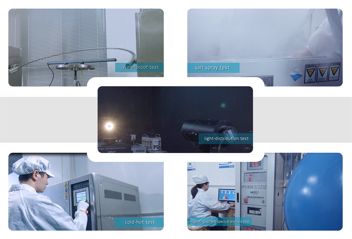 IP65/IP67 luminaire environmental and optical lab testing IP65/IP67 luminaire environmental and optical lab testing