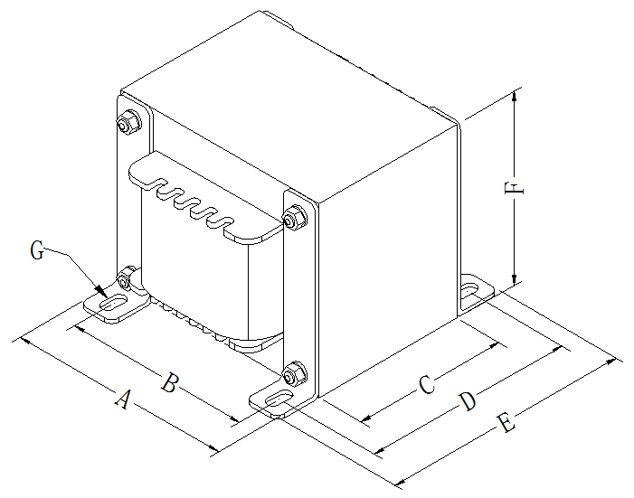 EI Laminated Security System Transformer