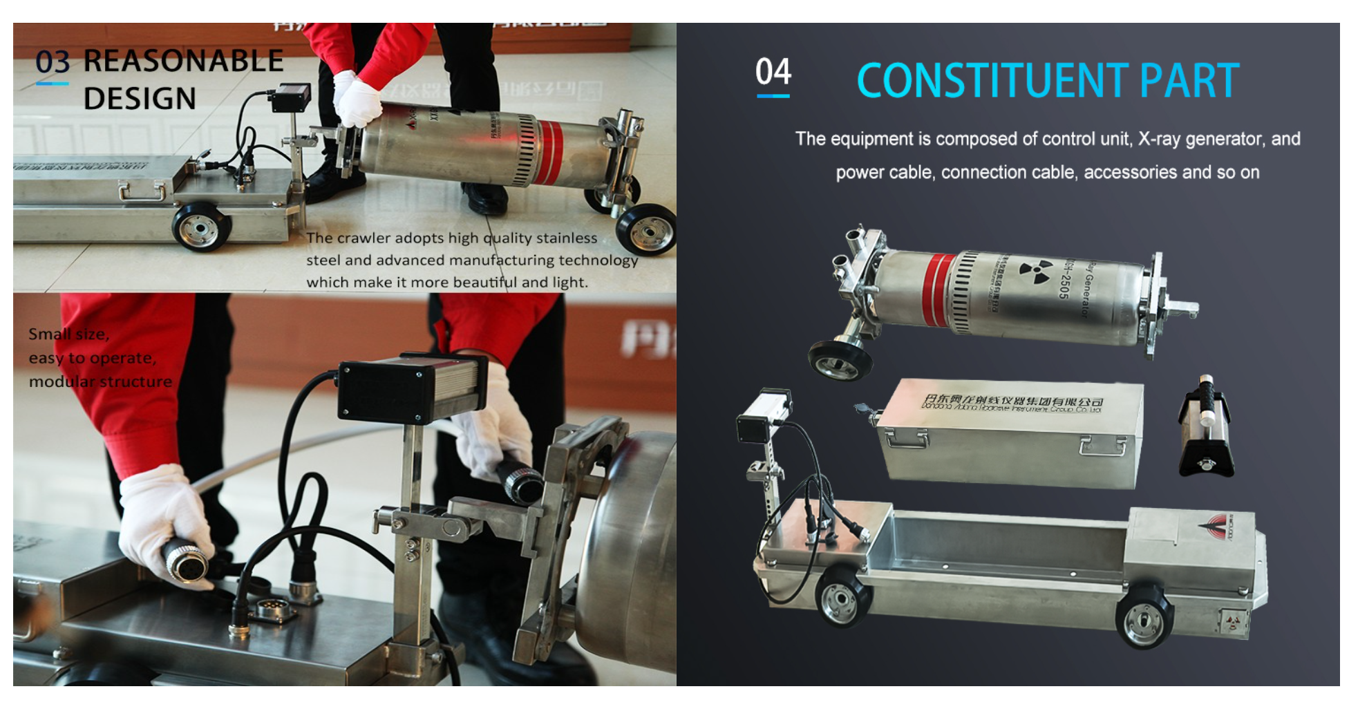 NDT Crawler for Testing Pipeline Detector