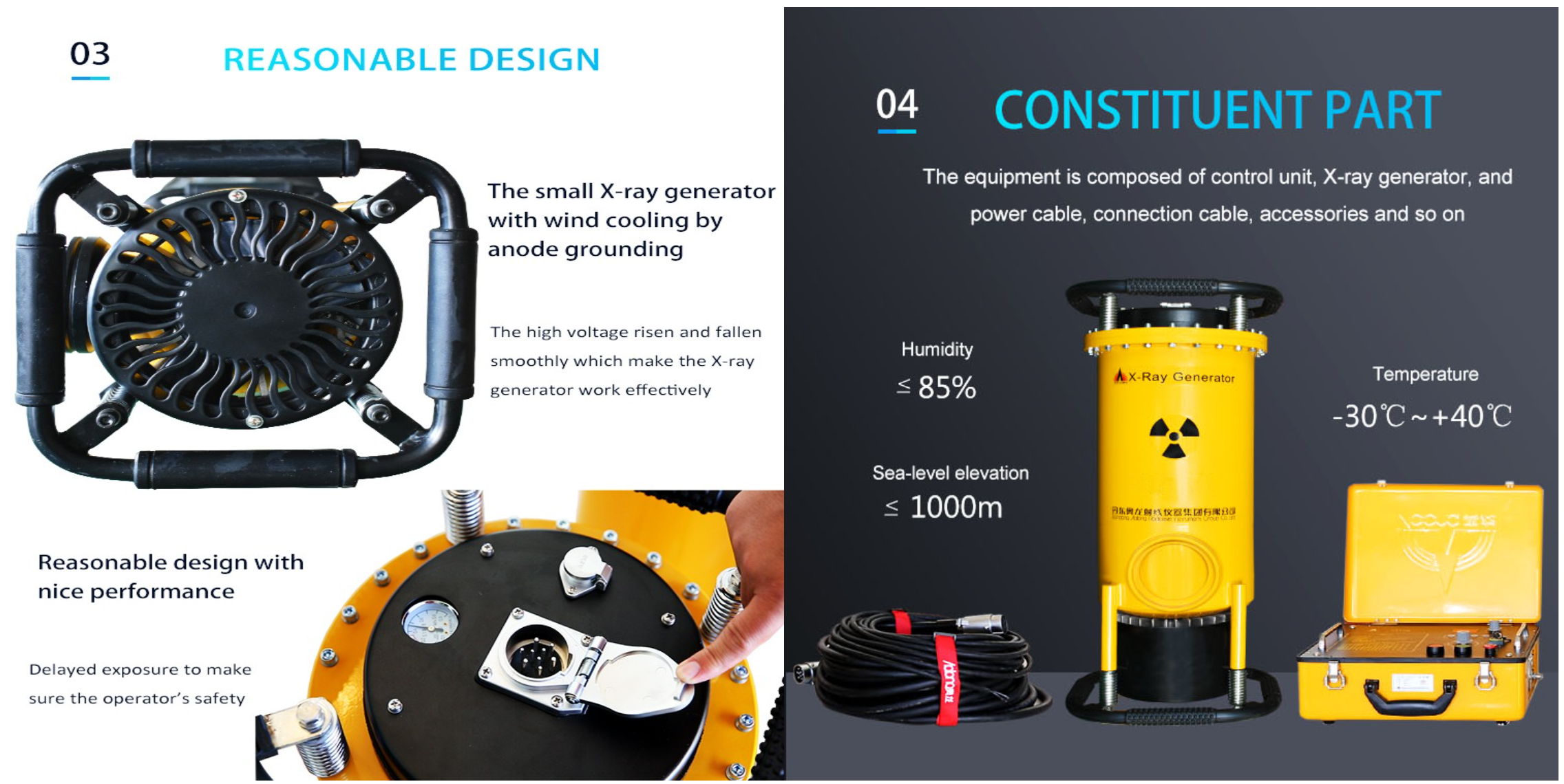 XXQ-2505 Portable X-ray Flaw Detector