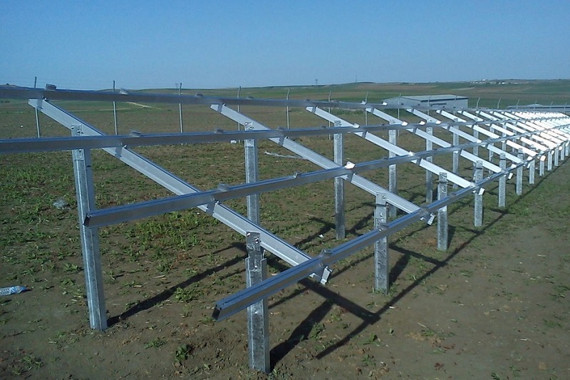 Dual Post Solar Mounting System