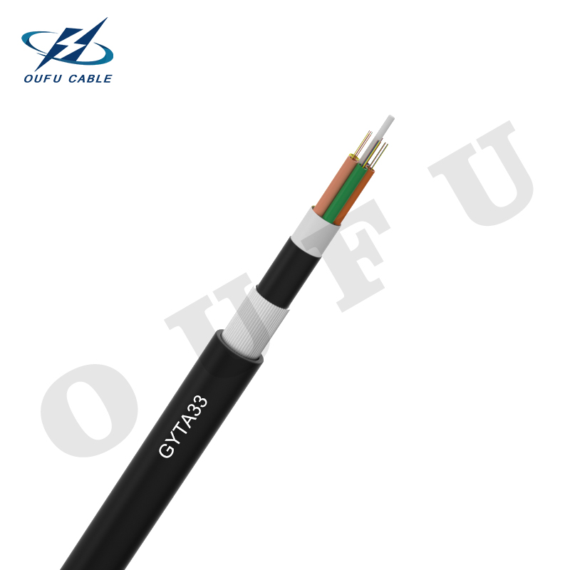 Anti Rodent Direct Buried Outdoor Optic Fiber Cable
