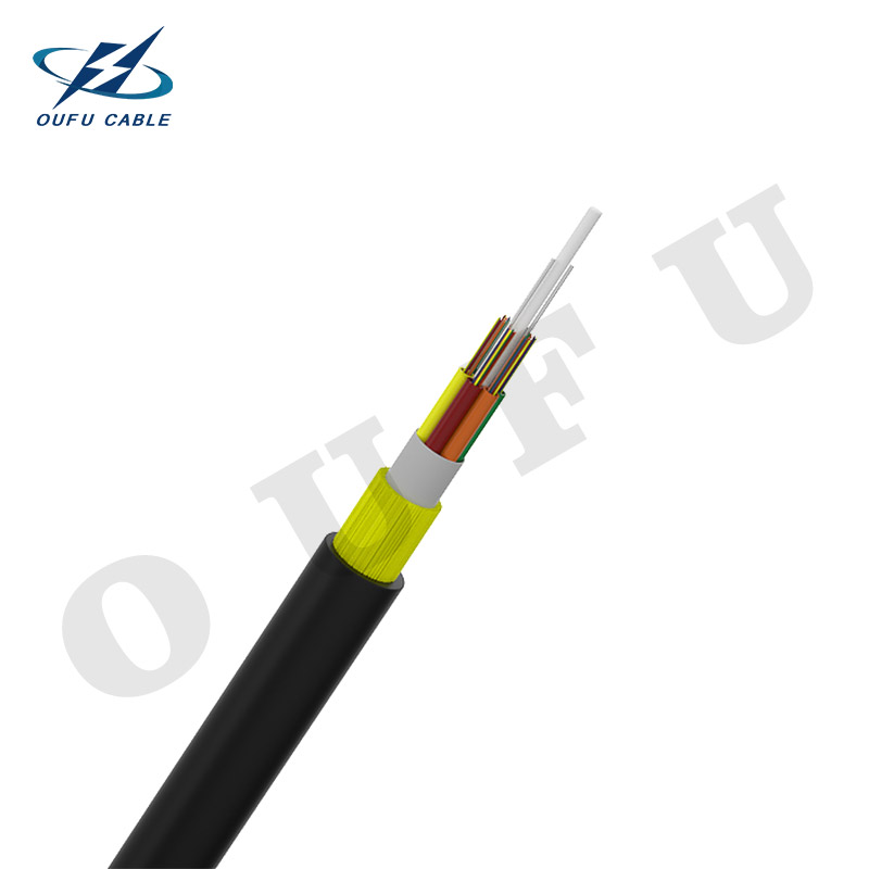 All Dielectric Self Supporting Single Jacket ADSS Fiber Optic