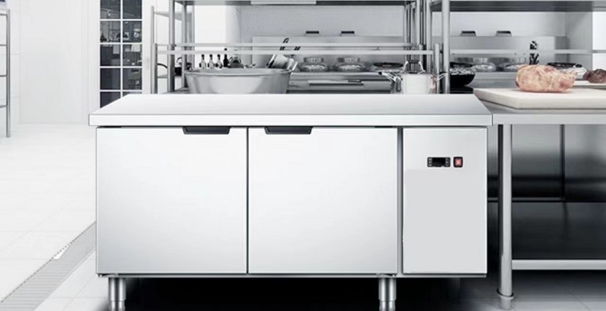 workbench freezer refrigerator commercial kitchen equipment