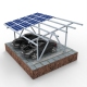 Instalación del sistema de montaje de cochera solar