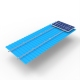 Sistema de montaje fotovoltaico de techo de metal