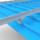 Sistema de montagem fotovoltaica para telhado de metal