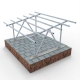 Kit de garagem solar para montagem de telhado de carro de painel solar