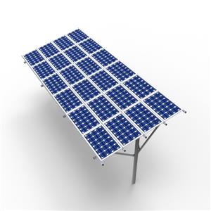 Single-Post Ground PV Mounting System