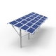 Kit de montaje en tierra del panel solar Sistemas de estanterías fotovoltaicas solares