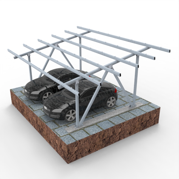 Solar aluminum carport mounting system