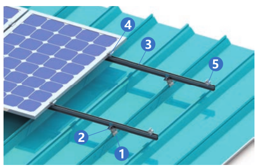 Solar Mounting For Metal Roof