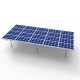 Sistema de montagem fotovoltaica de poste duplo de alumínio