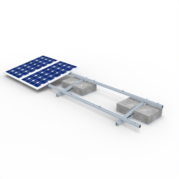 Supply Solar Roof Brackets Ballasted Ground Mount Solar Racking