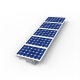 Solardachhalterungen, mit Ballast versehene Bodenmontage-Solarregale