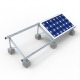 平屋顶太阳能电池板可调节倾斜安装