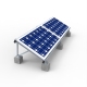 Sistemas de estructura de montaje fotovoltaico de riel solar en la azotea