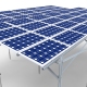 Sistema de montagem fotovoltaica de fazenda de alumínio