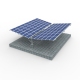 Sistema de montagem fotovoltaica de garagem de aço carbono