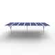 Sistema de montagem fotovoltaica terrestre de aço carbono
