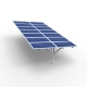Suportes de estrutura de montagem de módulo fotovoltaico de canto de painel solar