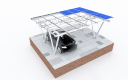 Aluminiowy wodoodporny system montażu na parkingu