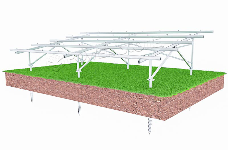 铝制太阳能安装结构