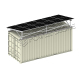 Container solar bracket-portrait row