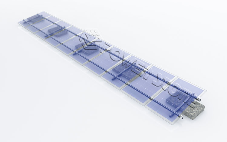 Adjustable Tilt Solar Roof Mounting