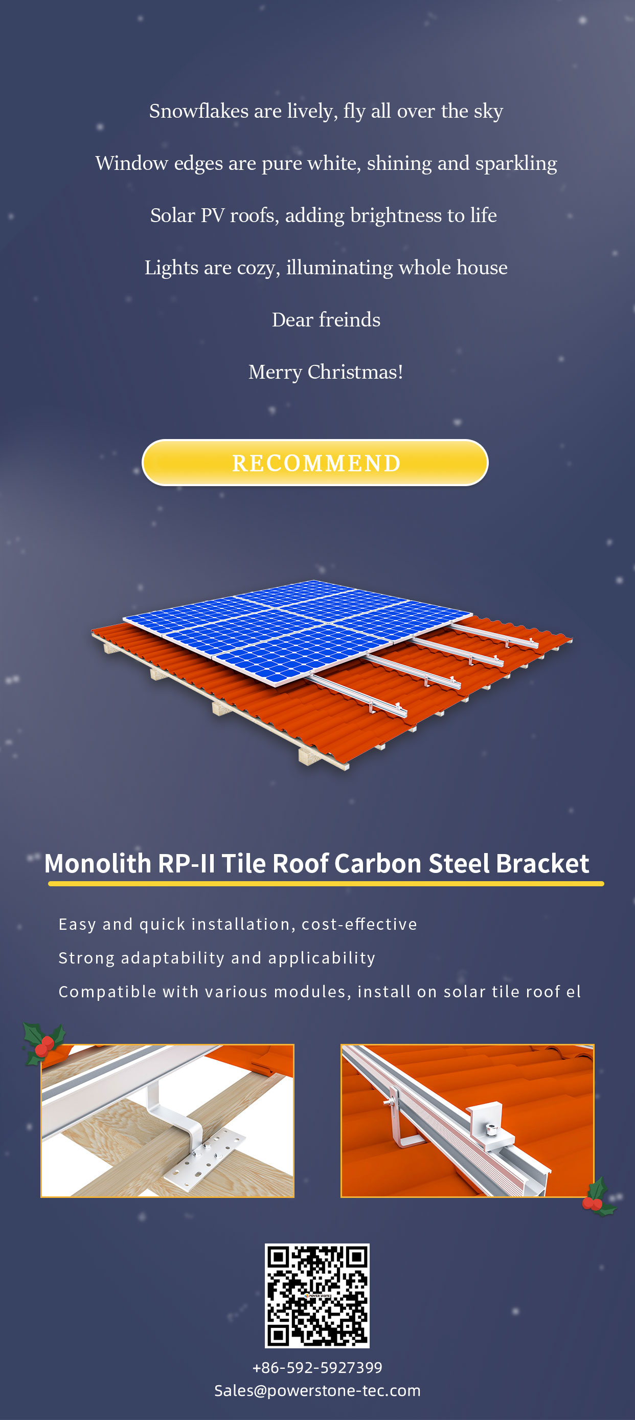 solar roof hook