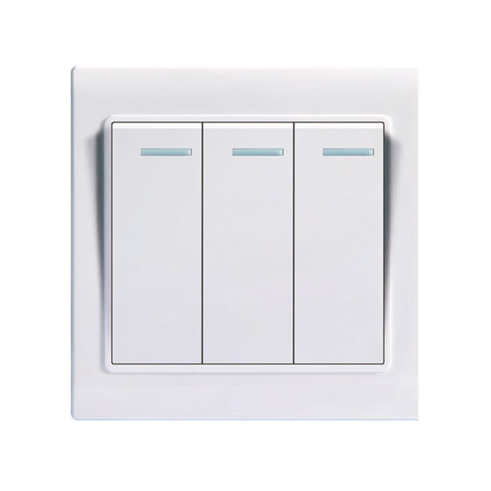 PC Type 3gang Wall Switch