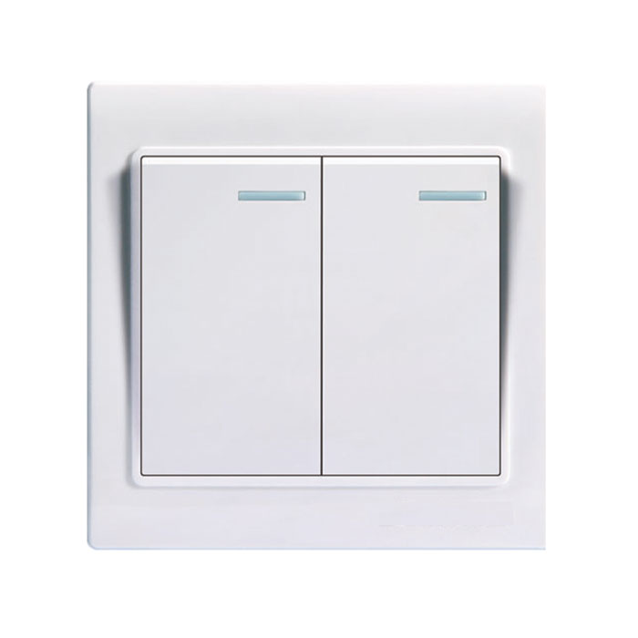 White Color 45A DP switch