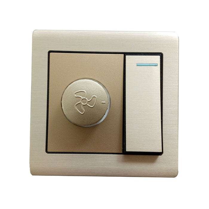 Brushed Panel 4gang Wall Switch