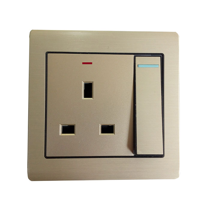 Big Button 13A UK Wall Socket